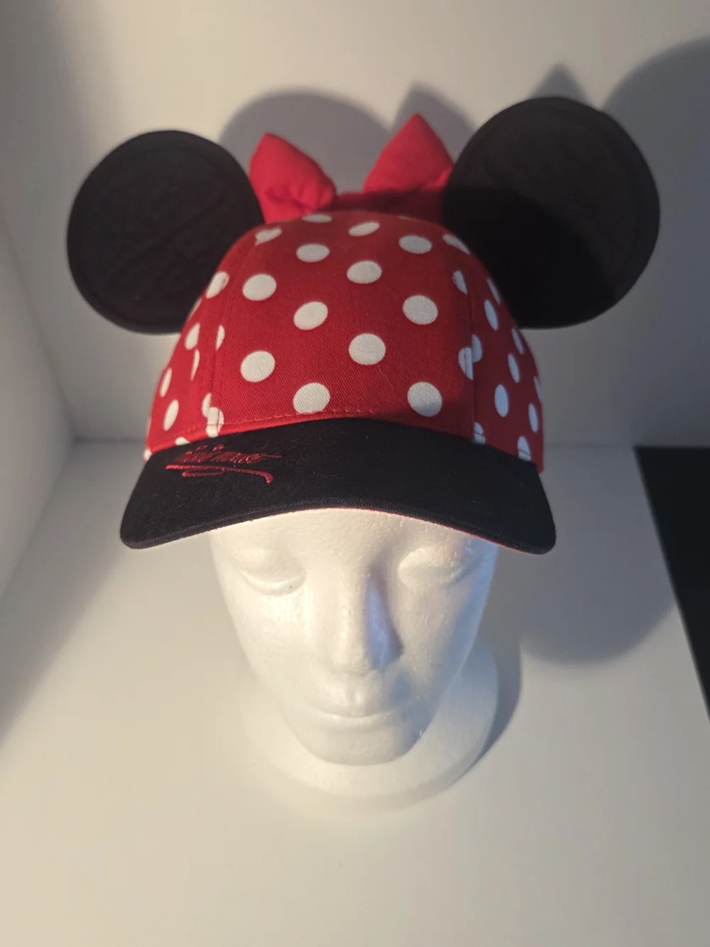 Red Polka Dot Minnie Mouse Ear Hat - Kids Costume